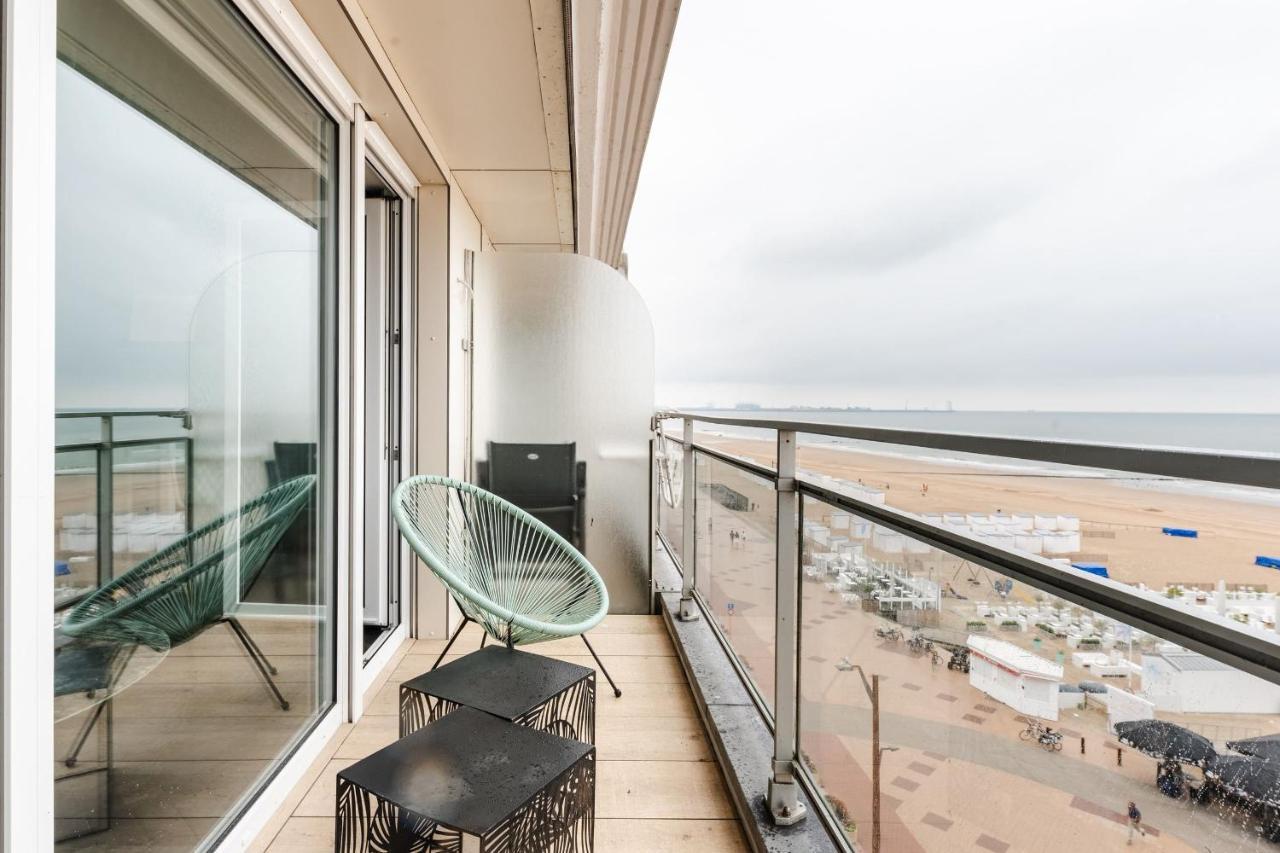 Luxueuze Suite Met Frontaal Zeezicht Knokke-Heist Ngoại thất bức ảnh