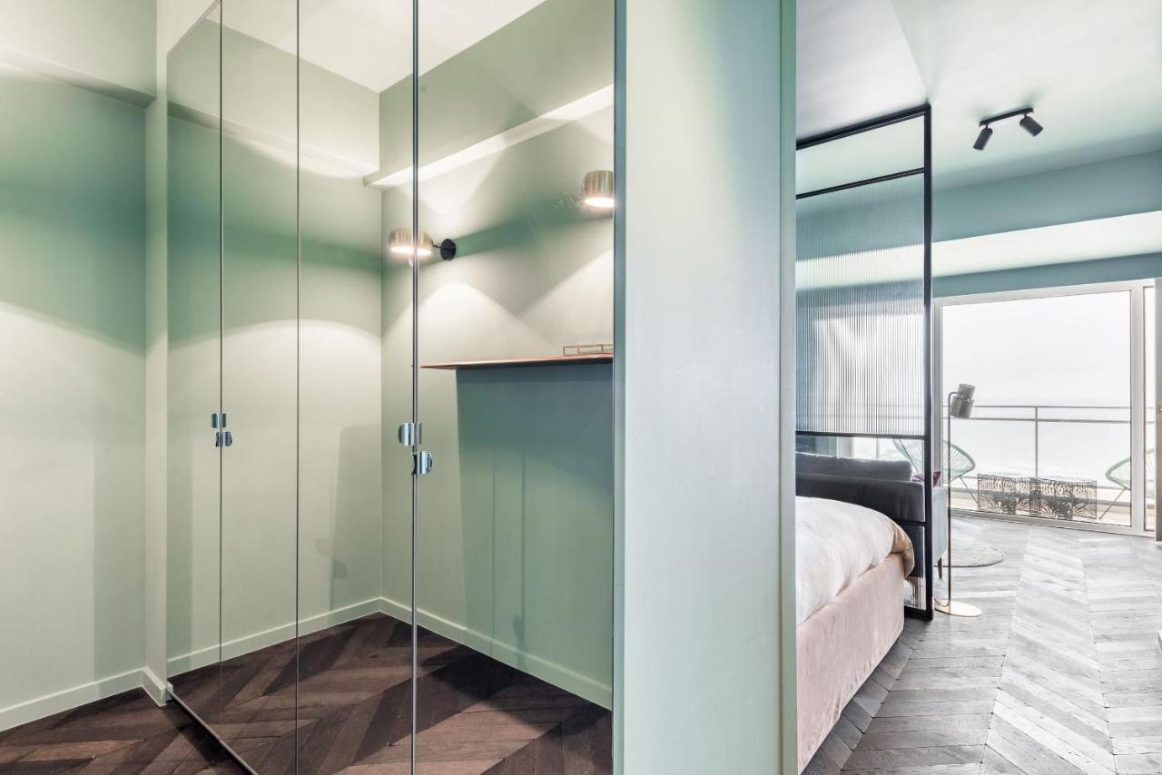 Luxueuze Suite Met Frontaal Zeezicht Knokke-Heist Ngoại thất bức ảnh