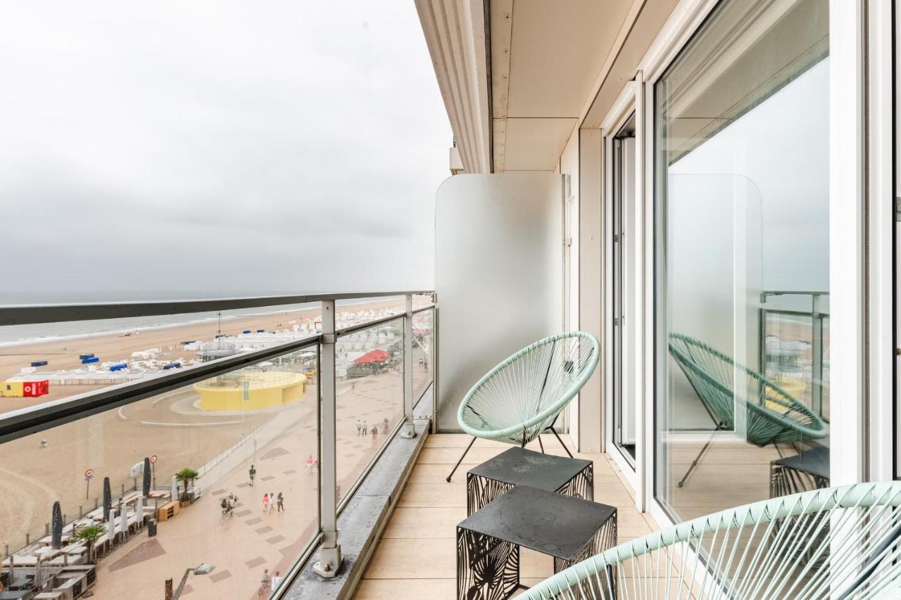 Luxueuze Suite Met Frontaal Zeezicht Knokke-Heist Ngoại thất bức ảnh