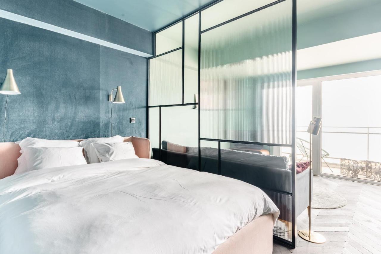Luxueuze Suite Met Frontaal Zeezicht Knokke-Heist Ngoại thất bức ảnh