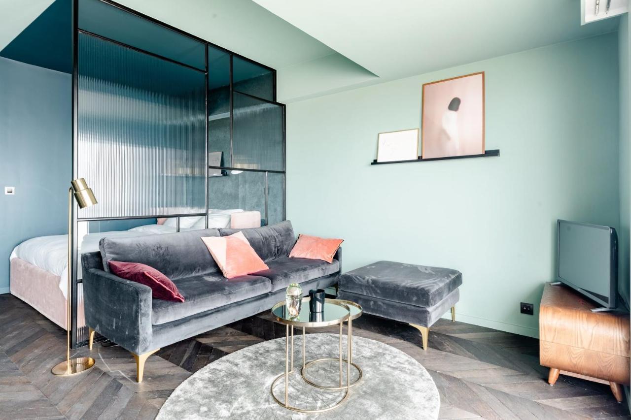Luxueuze Suite Met Frontaal Zeezicht Knokke-Heist Ngoại thất bức ảnh