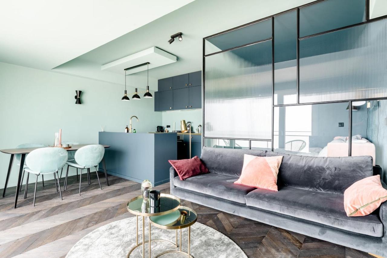 Luxueuze Suite Met Frontaal Zeezicht Knokke-Heist Ngoại thất bức ảnh